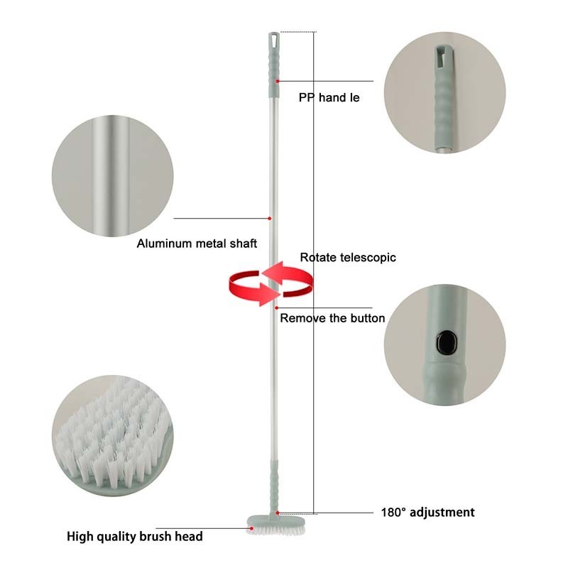 Long Handle Clean Floor Brush - KuzuSHOP