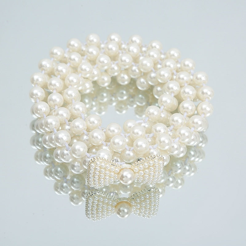 Fashion Jewelry Women's White Pearl Waist Chain Decoration - KuzuSHOP