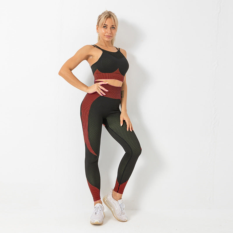 Yoga sets female sport gym suit - KuzuSHOP