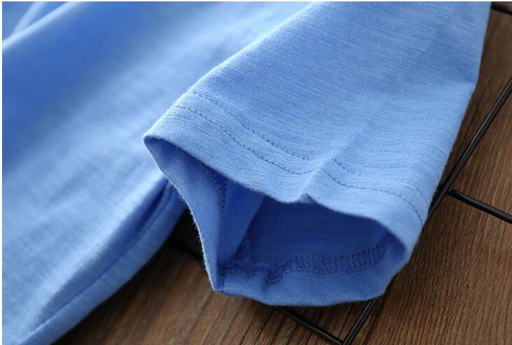 Fashion Simple Boy Half Sleeve Thin T-shirt - KuzuSHOP