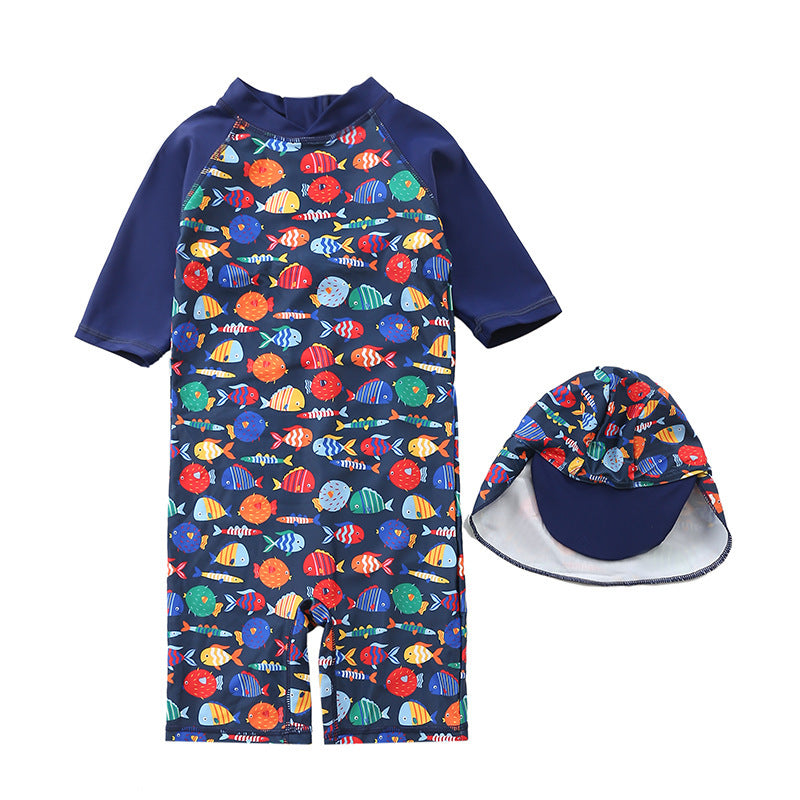 Children's Swimsuit One-piece Surfing Suit Infant Swimming Pool - KuzuSHOP