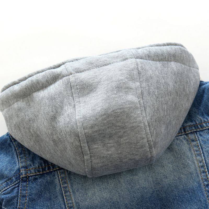 Boys And Children Washed Soft Denim Jacket - KuzuSHOP
