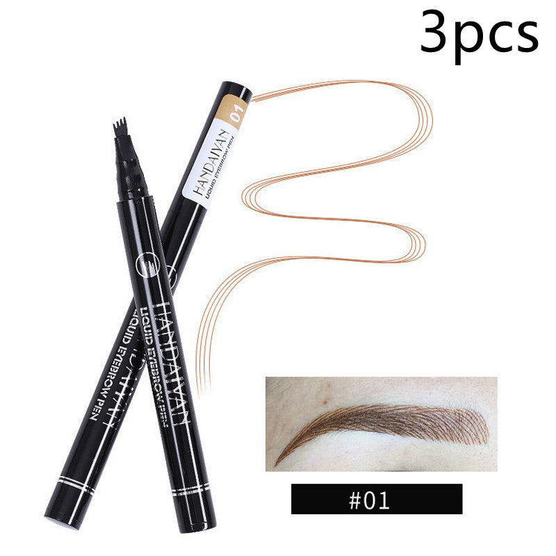 Four-head Eyebrow Pencil Liquid Eyebrow Pencil Tattoo Eyebrow Pencil Eyebrow Pencil 4-head Eyebrow Pencil Four-jaw Eyebrow Pencil - KuzuSHOP