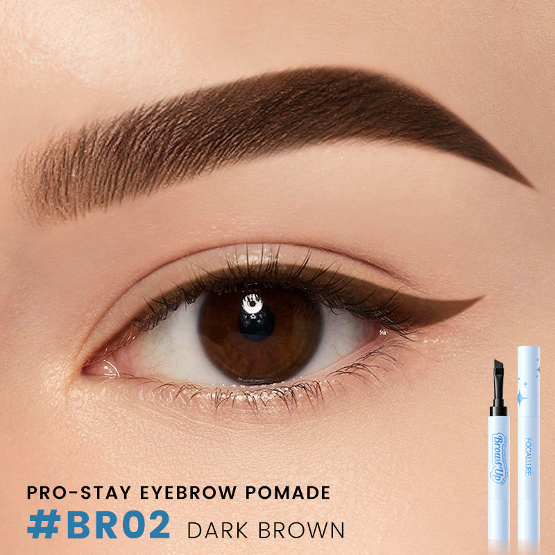 2 In 1 3D Eyebrow Gel Cream Eyeliner Pencil 3 Colors Waterproof Long-lasting Eyebrow Pomade Enhancers Makeup Cosmetics - KuzuSHOP