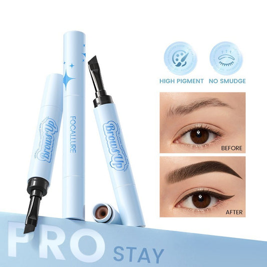 2 In 1 3D Eyebrow Gel Cream Eyeliner Pencil 3 Colors Waterproof Long-lasting Eyebrow Pomade Enhancers Makeup Cosmetics - KuzuSHOP