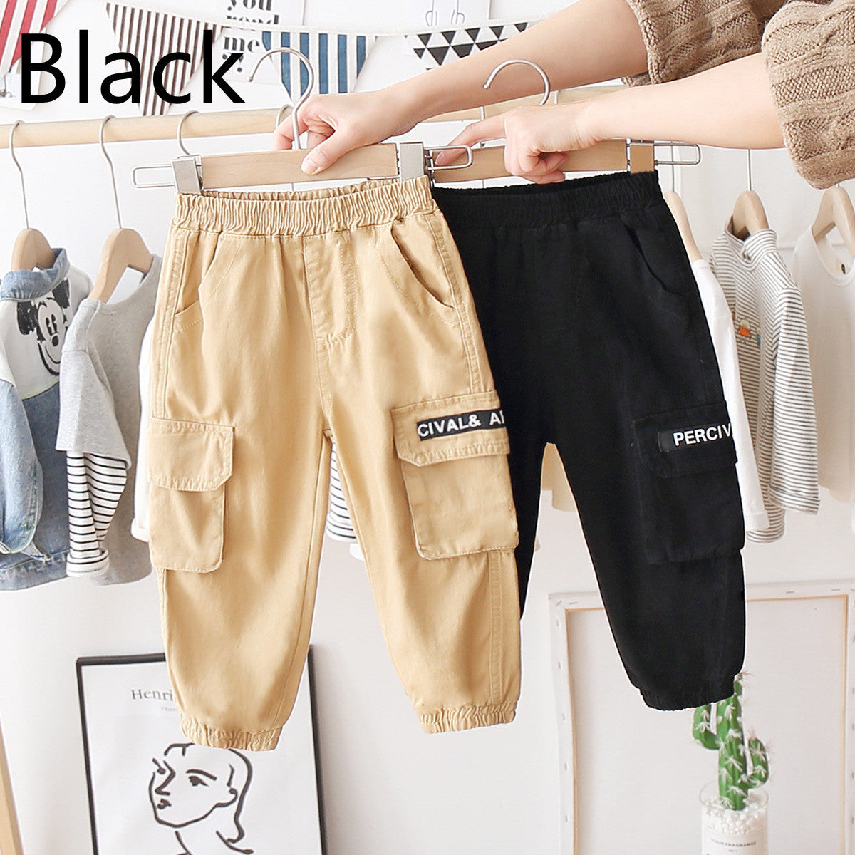Spring And Autumn All-match Casual Pants Western Style Tooling Pants - KuzuSHOP