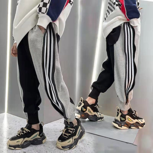 Boys Plus Cashmere New Casual Sports Pants Thickened Warmth - KuzuSHOP