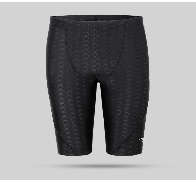 Shark Skin Five Points Men's Swimming Trunks - KuzuSHOP