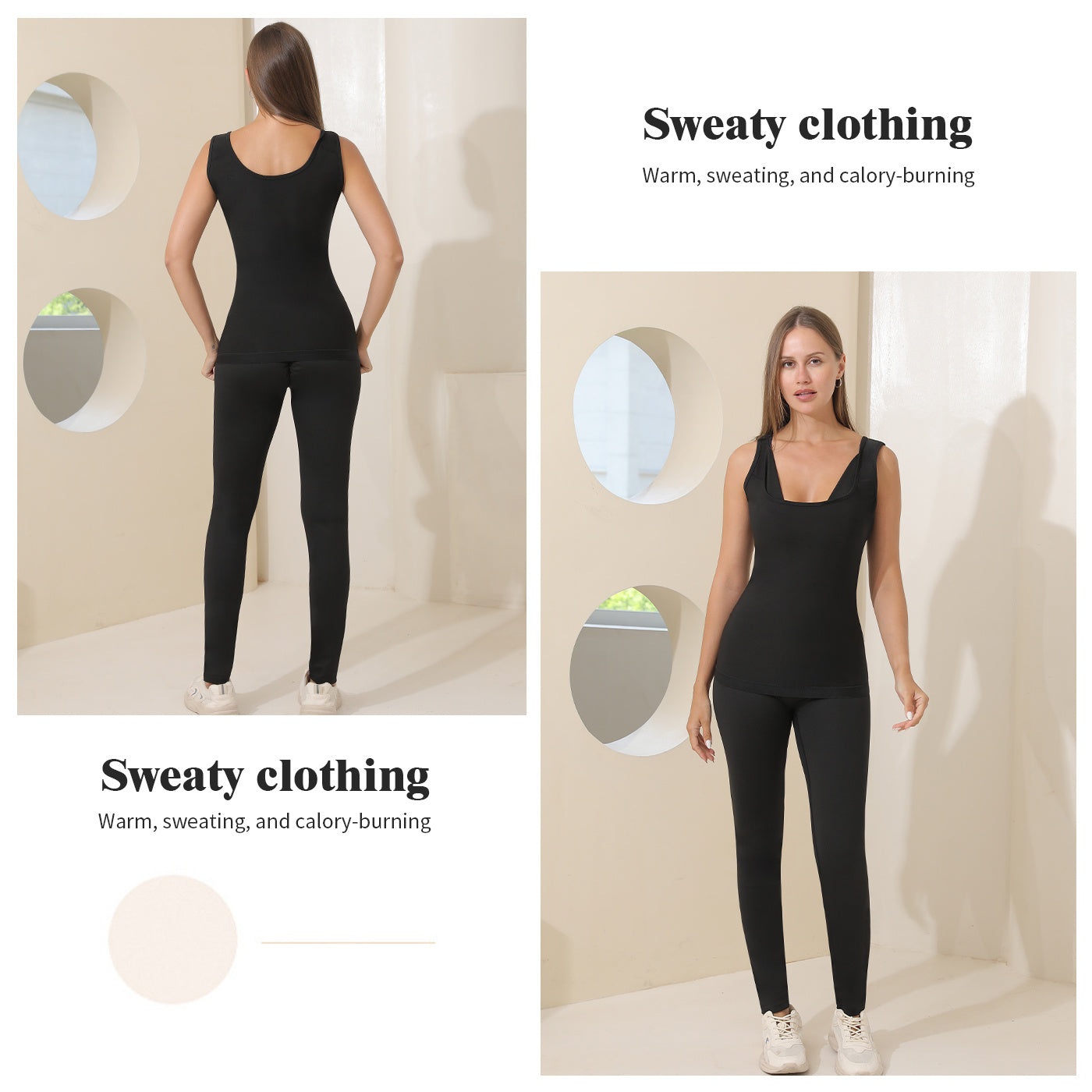 Women's Sweatshirt Yoga Running Exercise Shapewear - KuzuSHOP