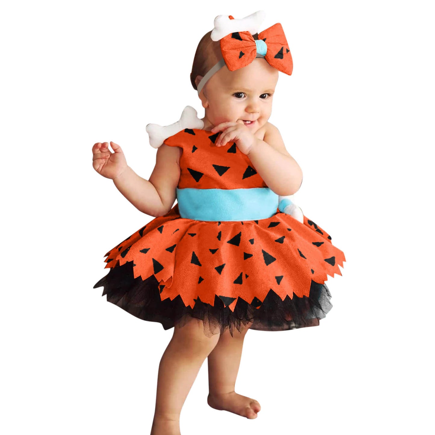 Girls Fashion Simple Halloween Mesh Costume Suit - KuzuSHOP