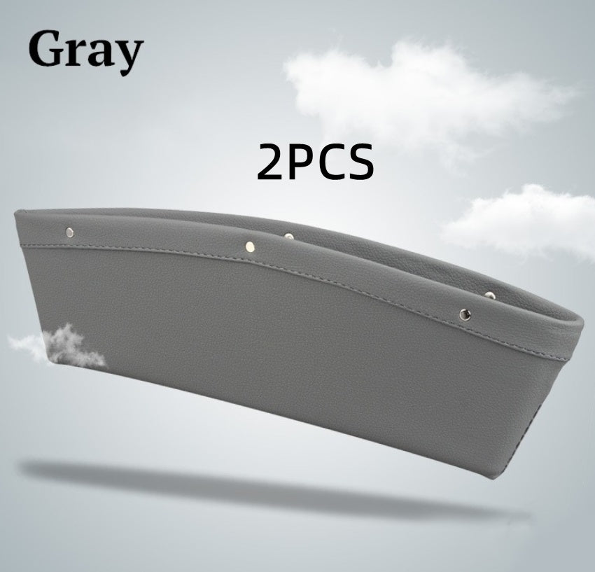 Car Organizer Box Caddy Catcher PU Leather Seat Gap Storage Bag - KuzuSHOP