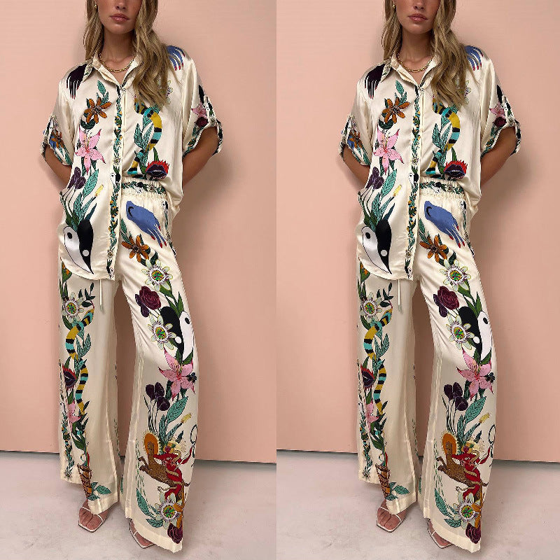 Shirt Trousers Casual Two-piece Suit - KuzuSHOP