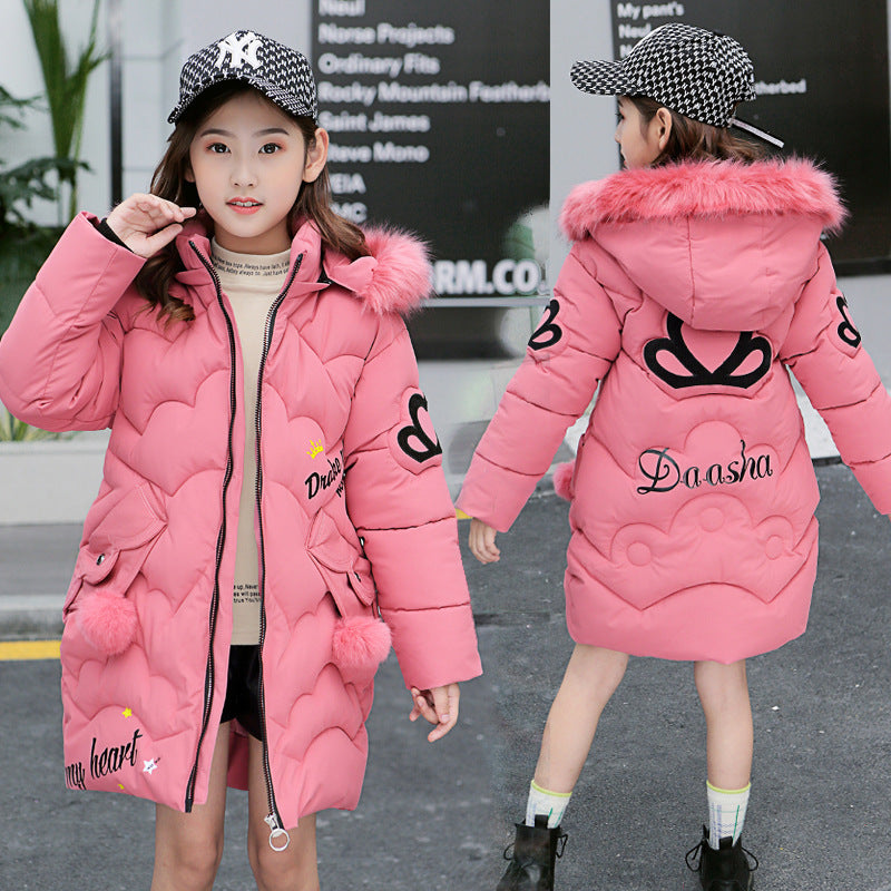 Girls' cotton-padded jackets - KuzuSHOP