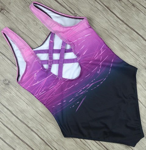Big Size One Piece Swimwear Women Vintage High Top Swimwear Bandages Neck Bandage CRISS Back Can Sunbathe - KuzuSHOP