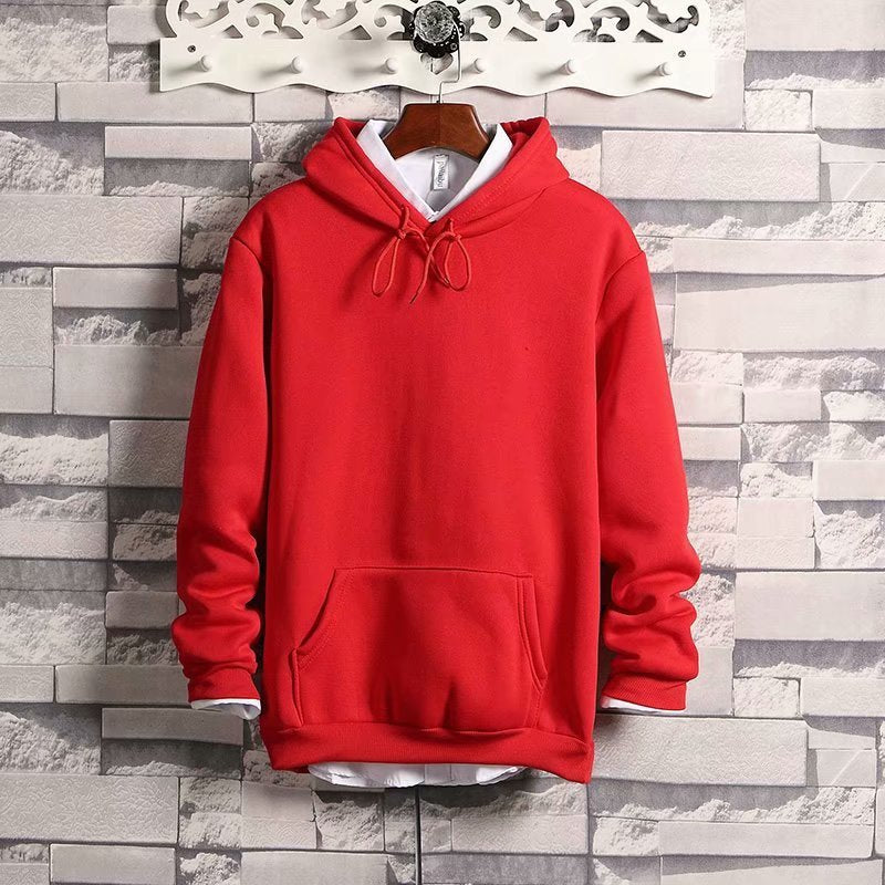 Solid Color Loose And Fattened Warm Hat Sweater With Pockets - KuzuSHOP