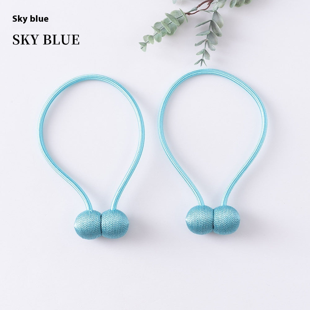 Ins Modern Simple Headset Oxford Curtain Bandage - KuzuSHOP