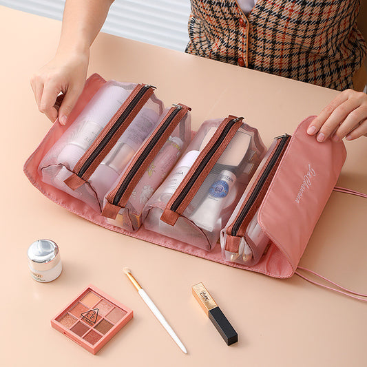 4pcs Cosmetic Bag Foldable Travel Bag - KuzuSHOP