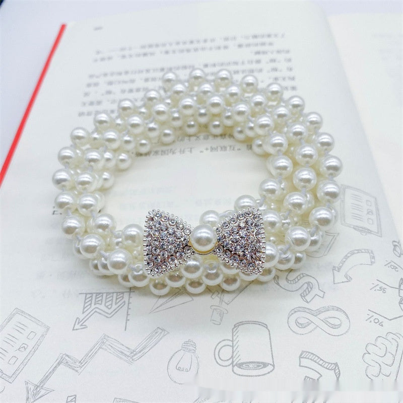 Fashion Jewelry Women's White Pearl Waist Chain Decoration - KuzuSHOP