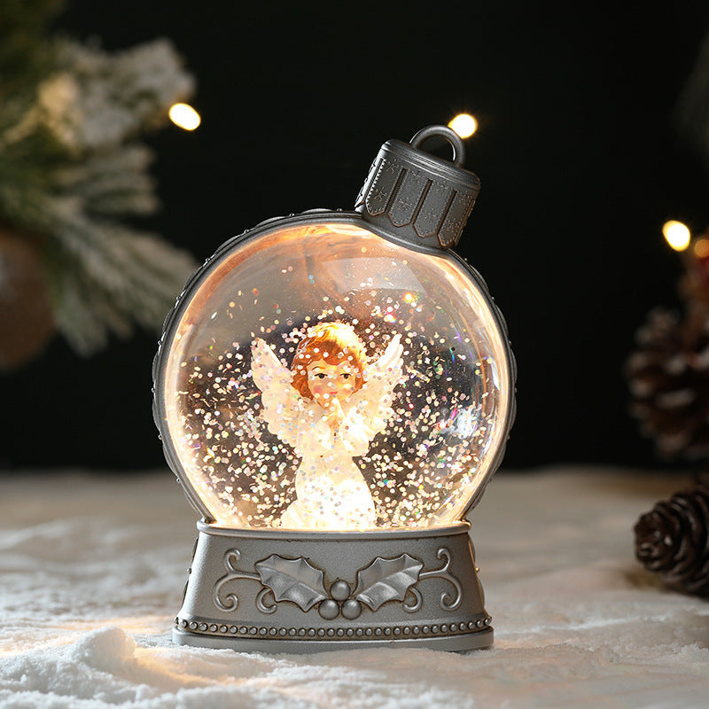 Christmas Holiday Decorations Luminous Simulation Flat Light LED Decoration Scene Layout Flame Light Home Decor - KuzuSHOP