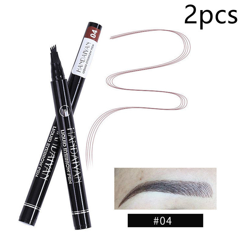 Four-head Eyebrow Pencil Liquid Eyebrow Pencil Tattoo Eyebrow Pencil Eyebrow Pencil 4-head Eyebrow Pencil Four-jaw Eyebrow Pencil - KuzuSHOP