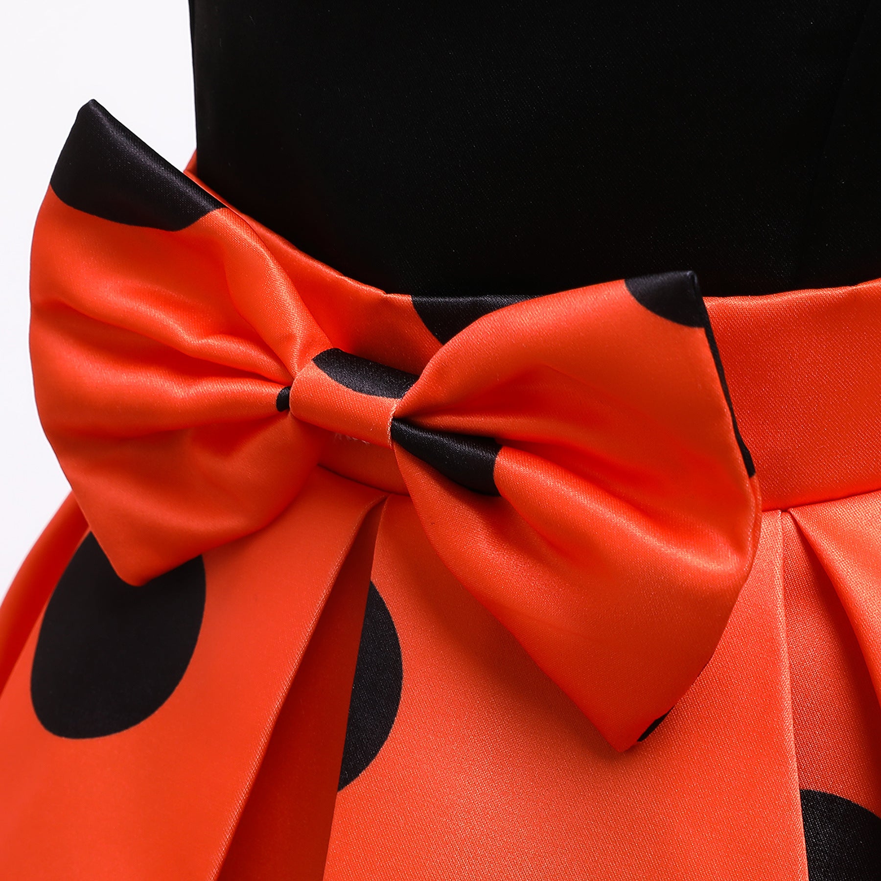 Princess Skirt Polka Dot Print Bowknot Kids Skirt - KuzuSHOP