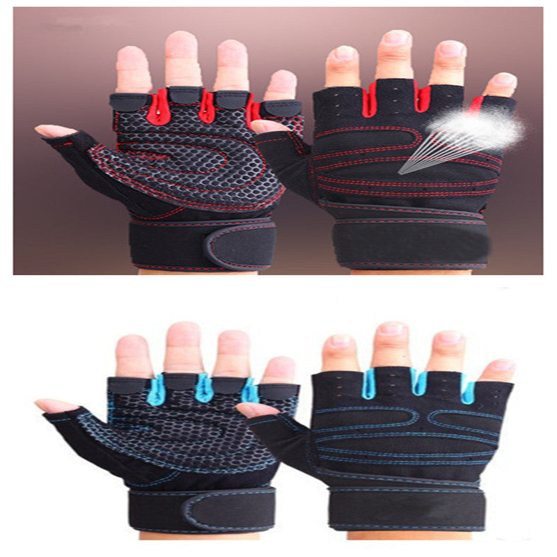 Sports fitness microfiber gloves - KuzuSHOP