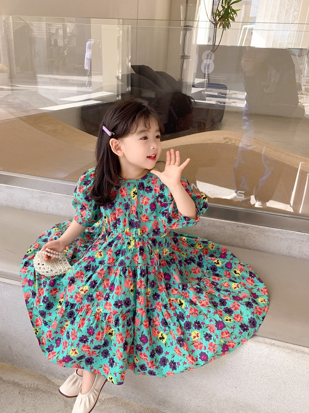 Children's Western Fashion Princess Baby Summer Cotton Skirt - KuzuSHOP