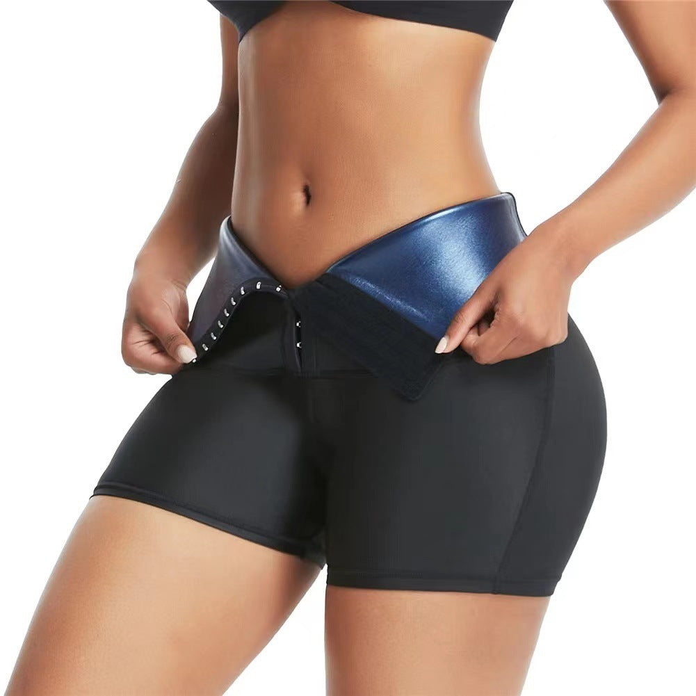 Slimming Pants Waist Trainer Shapewear Tummy Hot Thermo Sweat Leggings Fitness Workout Sweat Sauna Pants Body Shaper - KuzuSHOP