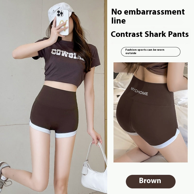 Three-point Shark Pants Women's Hip Lifting Sports Shorts - KuzuSHOP