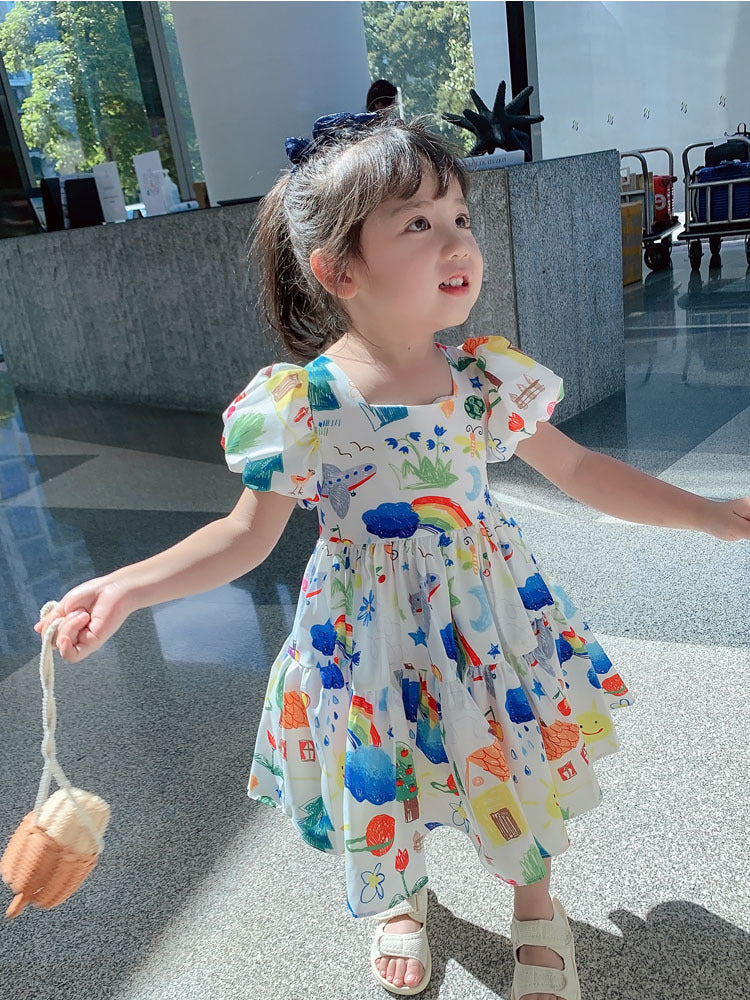 Girls summer  dress - KuzuSHOP