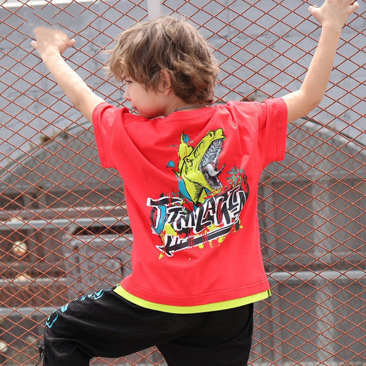 Dinosaur boy short sleeve T-shirt - KuzuSHOP