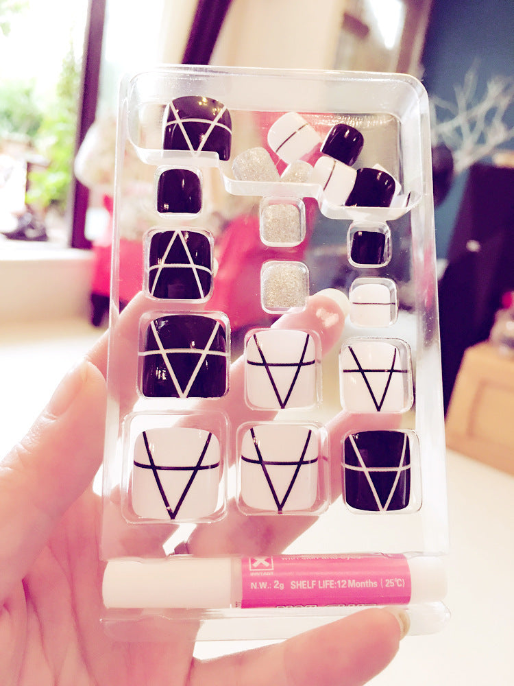 Pro Artificial Acrylic Toe Nails 24pcs Patch - KuzuSHOP
