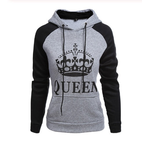 Printed Hooded Sweatshirt - KuzuSHOP