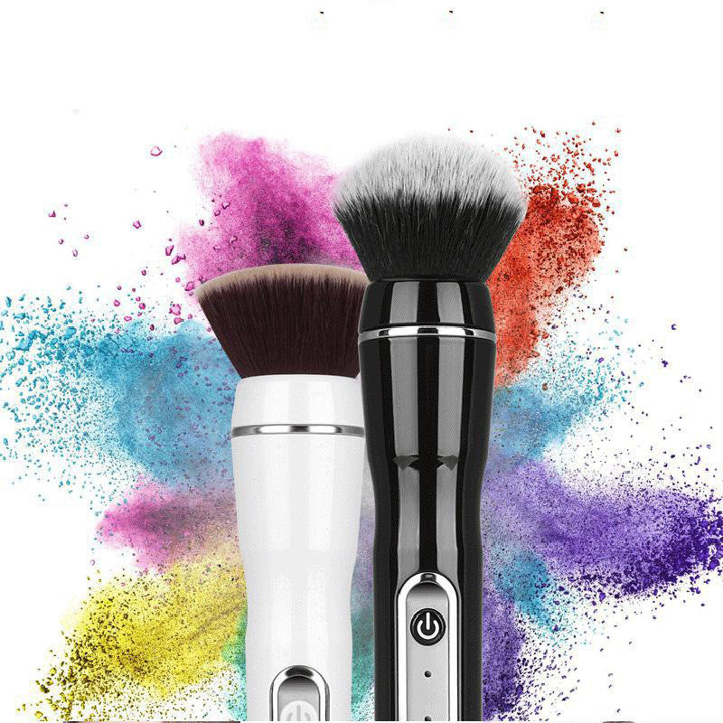 Electric makeup brush, automatic fiber hair foundation blush brush, multi-functional beauty tools - KuzuSHOP