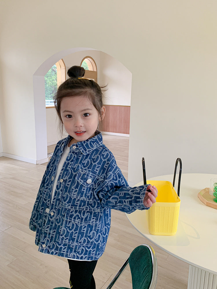Girls' Jackets, Children's Clothing, Girls' Baby Denim Jackets - KuzuSHOP