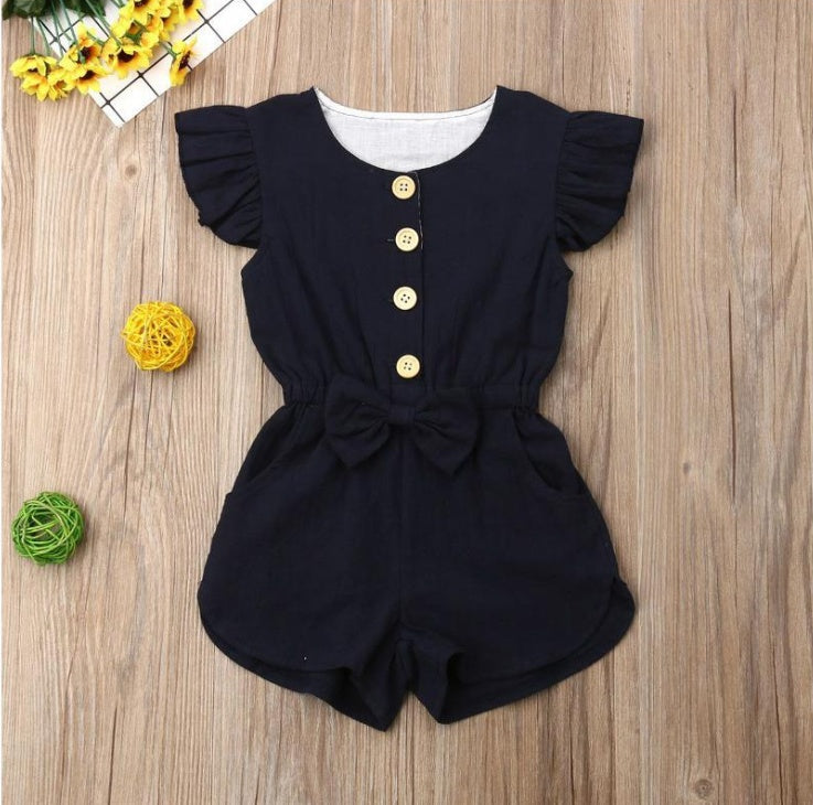 Toddler Girl Clothes Kids Baby Girls Summer Ruffles Sleeve - KuzuSHOP