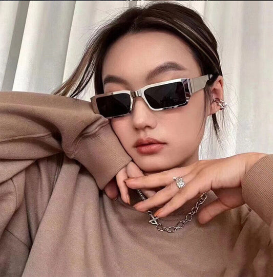 Metal Glasses Men's Foreign Trade Small Square Glasses - KuzuSHOP