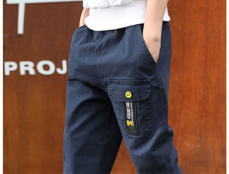 Boys' Casual Pants Spring And Autumn Decoration Body - KuzuSHOP
