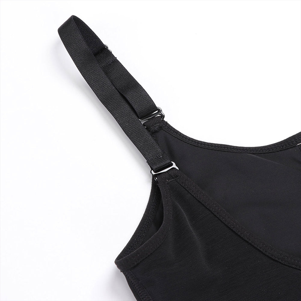 Women's Stretch Mesh Shapewear Pants with Zipper