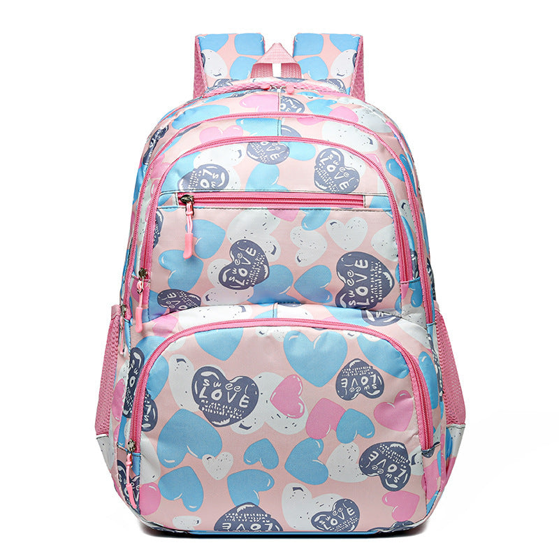 Student Schoolbag Children's Portable Burden Alleviation Large Capacity Backpack - KuzuSHOP