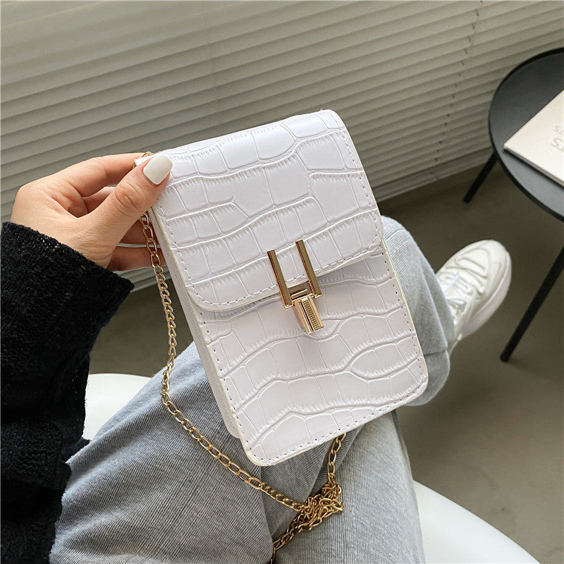 Pattern Fashion Women's Bag High-quality Texture Shoulder Bag Mobile Phone Bag PU Buckle Crossbody Bags For Women - KuzuSHOP