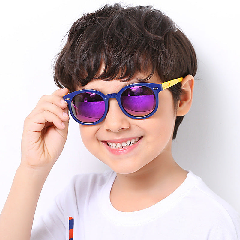 Children's Round Polarized Sunglasses - KuzuSHOP