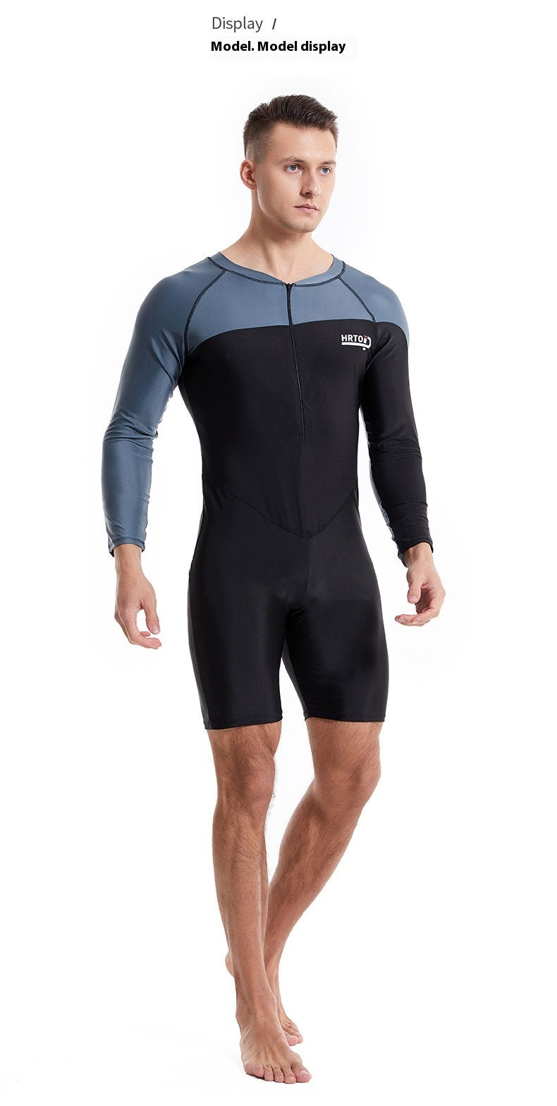 Men's Professional Diving One-piece Swimsuit - KuzuSHOP