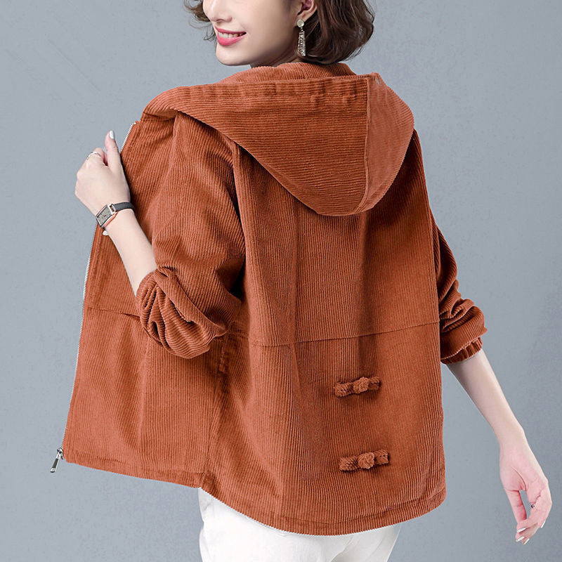 Autumn And Winter New Corduroy Women's Jacket Popular Leisure All-matching - KuzuSHOP