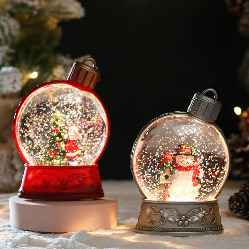 Christmas Holiday Decorations Luminous Simulation Flat Light LED Decoration Scene Layout Flame Light Home Decor - KuzuSHOP