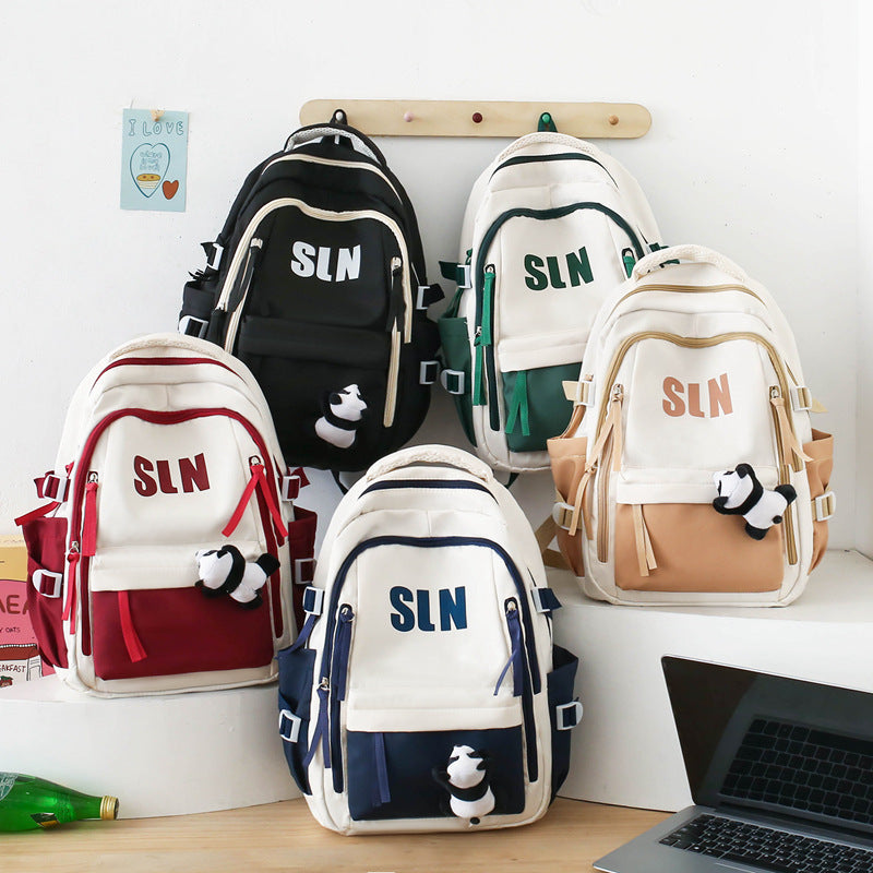 Dirt-resistant Large Capacity Schoolbag Travel Backpack - KuzuSHOP