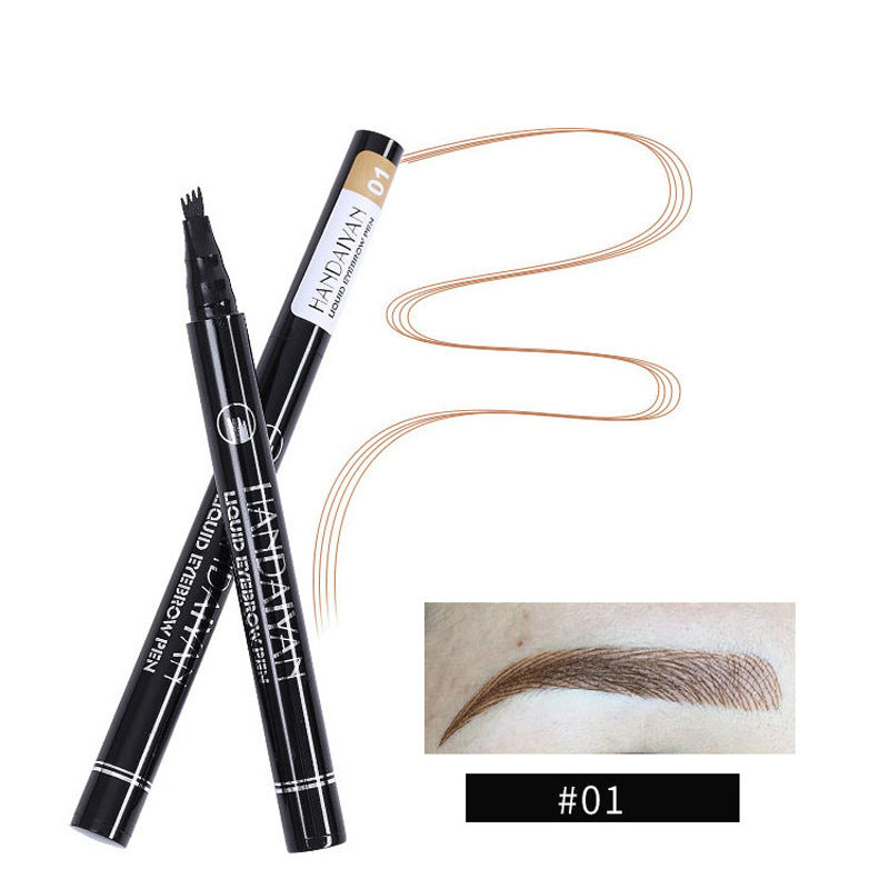 Four-head Eyebrow Pencil Liquid Eyebrow Pencil Tattoo Eyebrow Pencil Eyebrow Pencil 4-head Eyebrow Pencil Four-jaw Eyebrow Pencil - KuzuSHOP