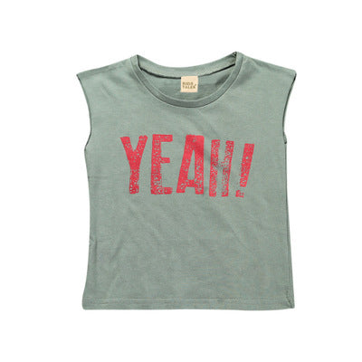 Children's sleeveless t-shirt - KuzuSHOP