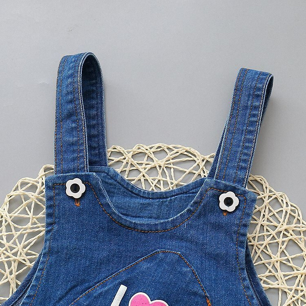 Kids Strap Jeans For Boys And Girls - KuzuSHOP