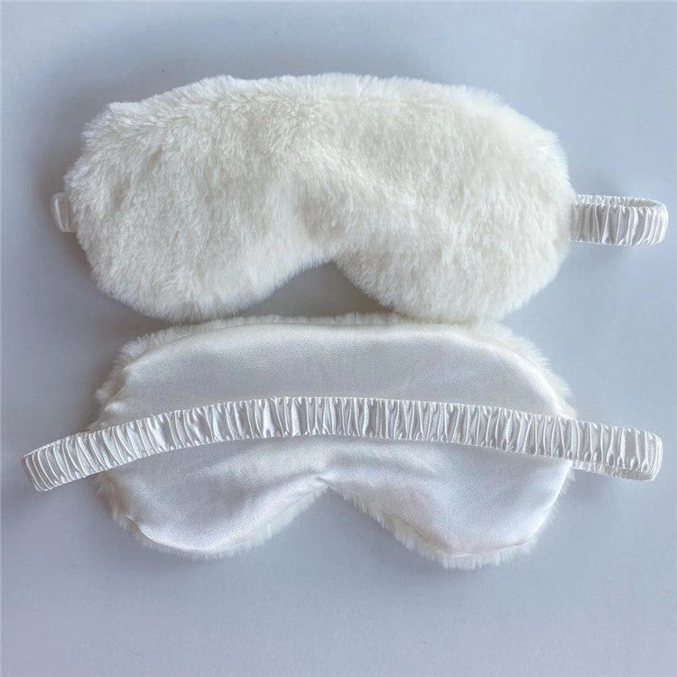 Plush eye mask